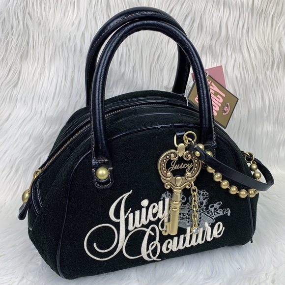 Juicy Couture Bags Juicy Couture Y2k Vintage Mini Bowler Bag Black